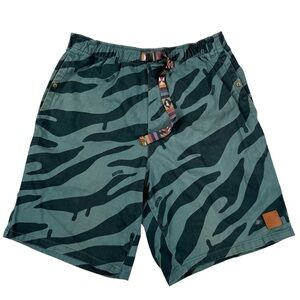 Ice Cream Safari Camo Shorts Camouflage Skater Streetwear Belted Men’s Size Med